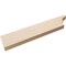 Ekena Millwork 2in. W x 8in. H x 36in. L Monterey Woodgrain TimberThane Rafter Tail, Primed Tan RFTUR02X08X36MONRCPR - alternate 6